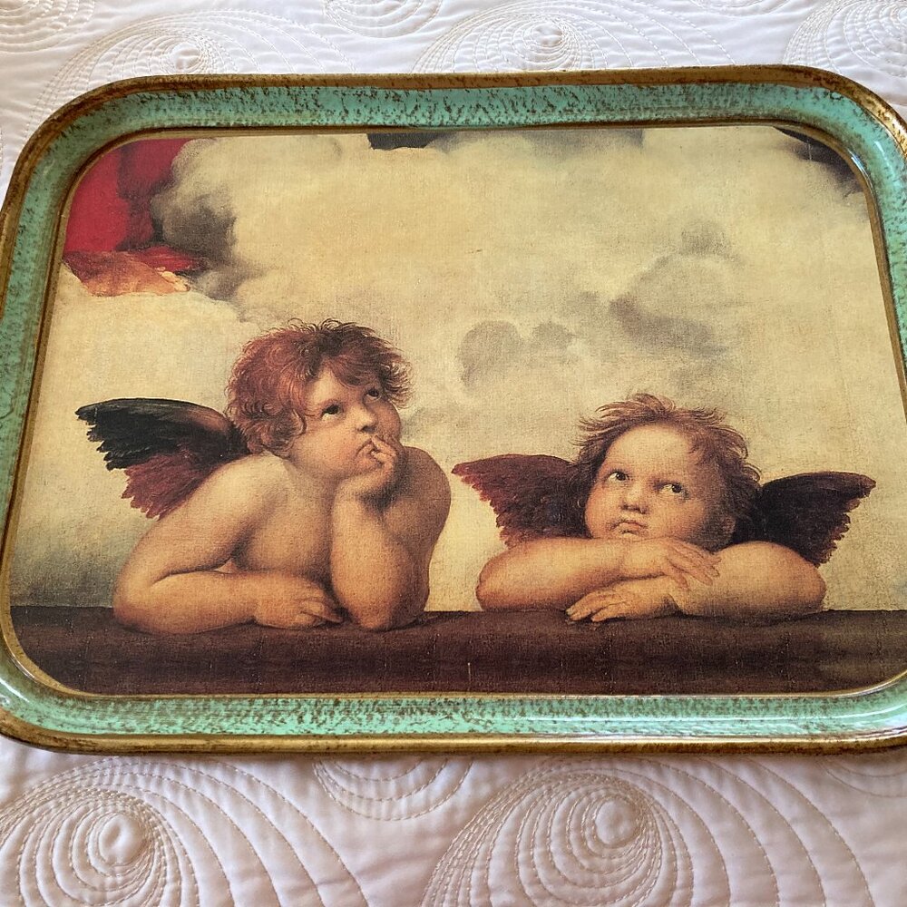Raphael's Cherub Angels Tray